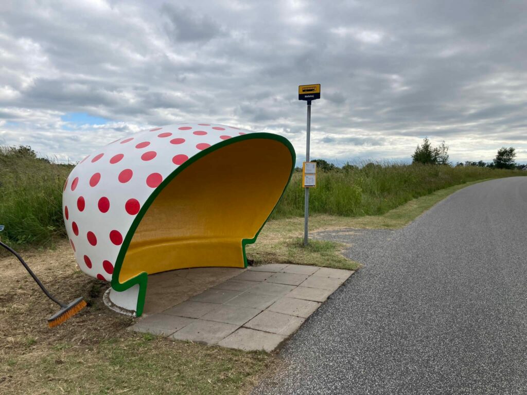 Havnsø Tourdefrance busstop